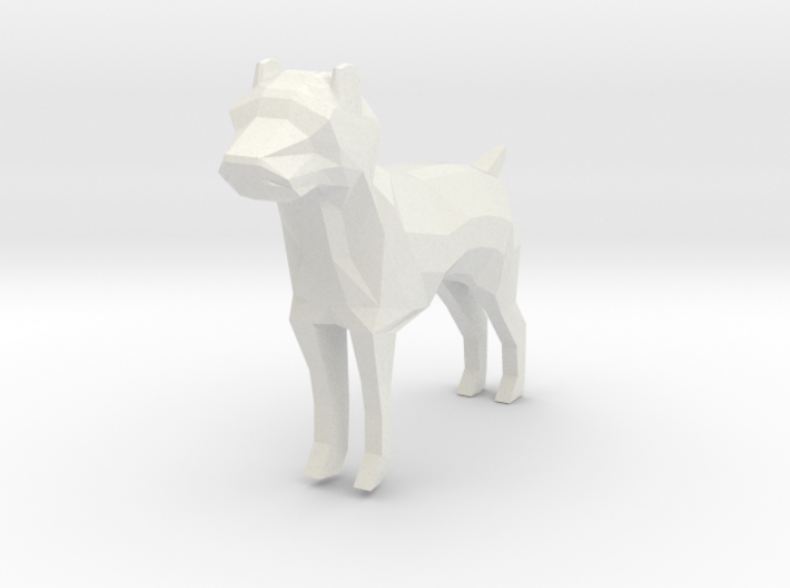 Low Poly Dog 3d printed