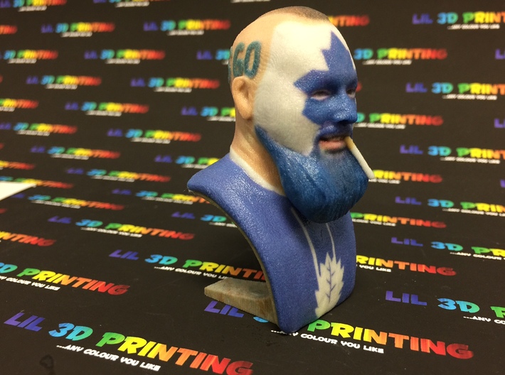 Dart Guy - Bust 3d printed Right