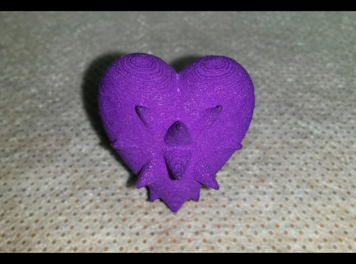 Heartspikes 3d printed