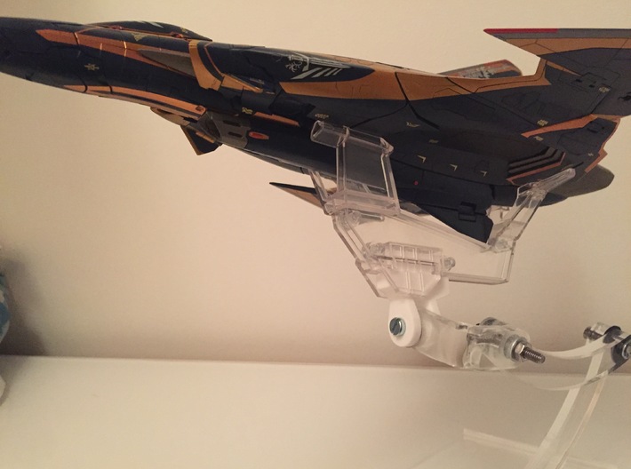 Bandai Attach V13b (Draken III compatible) 3d printed Installed on an acrylic stand
