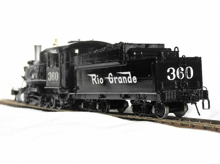 Tender Kit, D&RGW C-21 #360 Locomotive On3/On30 3d printed 