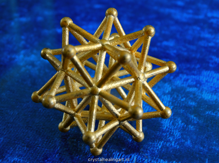 Stellated Icosahedron - 20 Pointed Merkaba 3d printed 