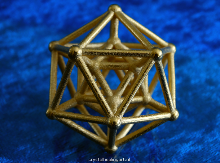 Hyper Icosahedron 3d printed 