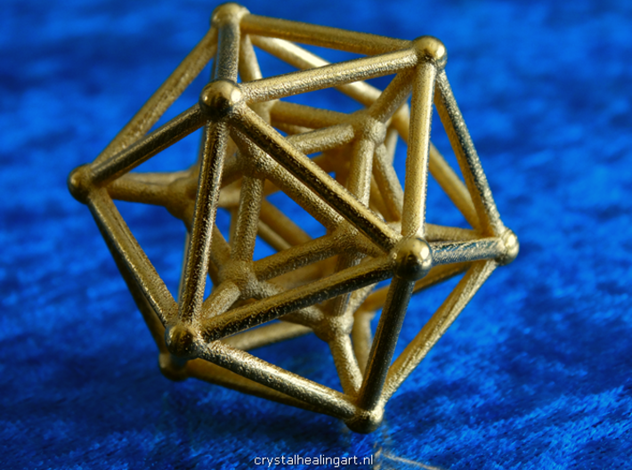 Hyper Icosahedron 3d printed 