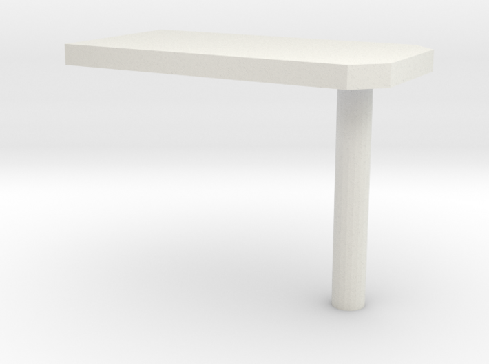 000010 wall table Tisch 1:87 3d printed