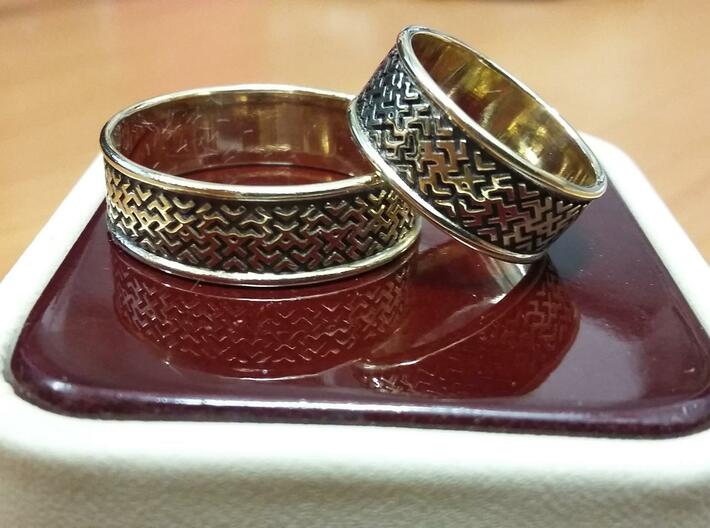  Wedding ring Slavic style 3d printed 