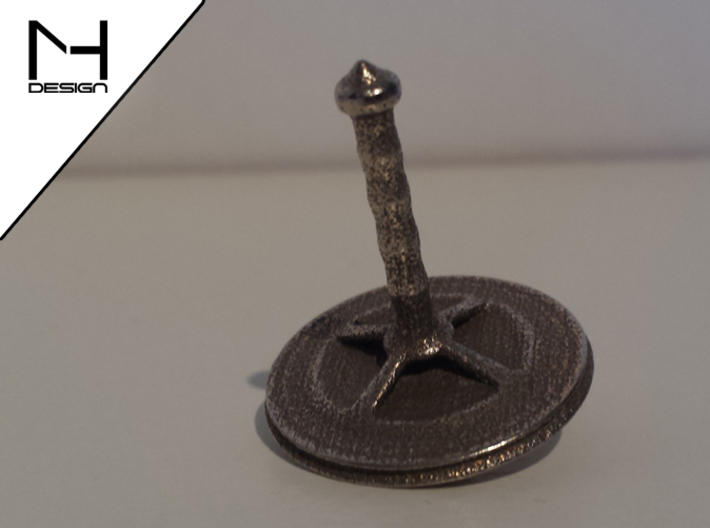 Spinning Top / Tol Floating 3d printed Stainless Steel