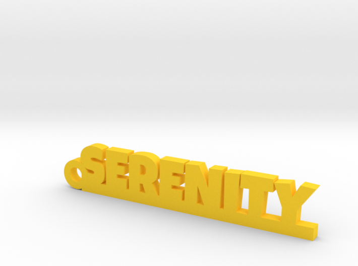 SERENITY Keychain Lucky 3d printed