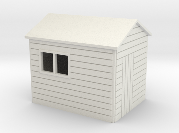 Garden Shed 8x6 ft 7mm scale 3d printed