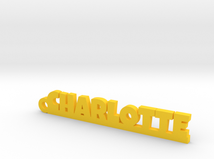 CHARLOTTE Keychain Lucky 3d printed