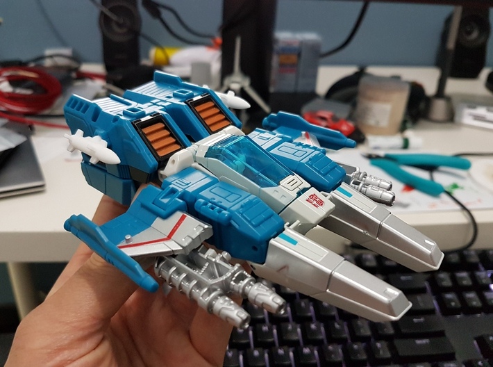 Transformers Missiles Vehicle Accessory (5mm post) 3d printed Image by seanmarclee (Titans Return Topspin)