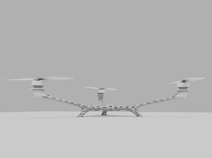 Tricopter Frame V.2 3d printed