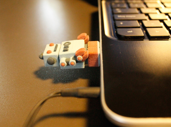 Color Robot USB Pen Drive 3d printed working!