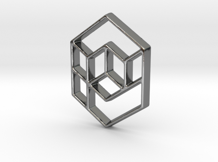 Geometrical cube 3d printed