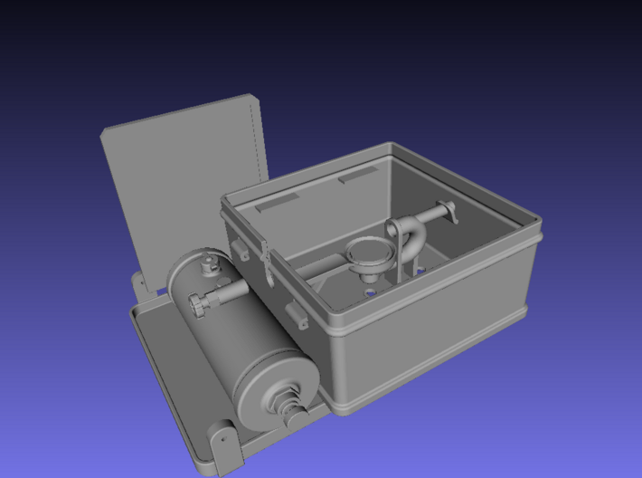 1/6 scale WWII British Camp Stove 3d printed 