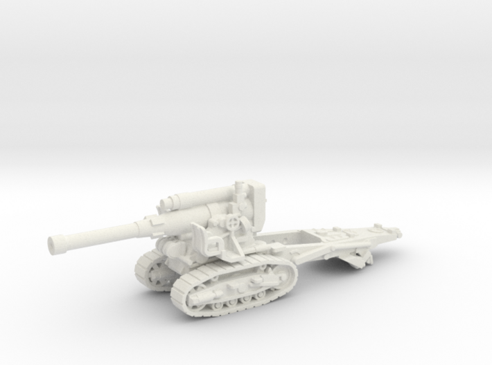 B-4 Soviet howitzer (Russia)-tractor 1/100 3d printed