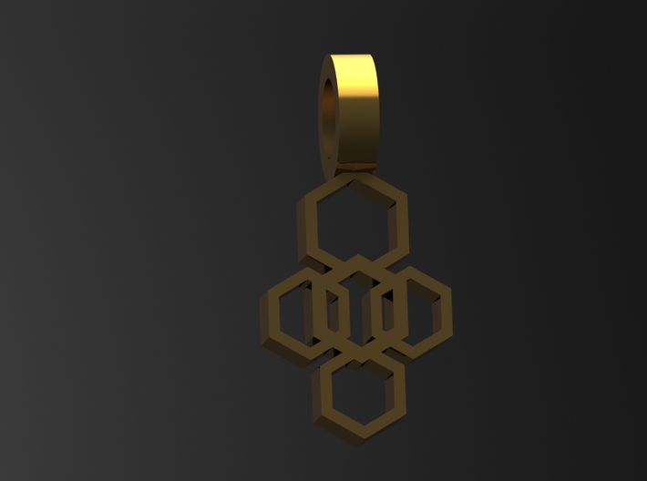 Mineral Pendant 3 3d printed