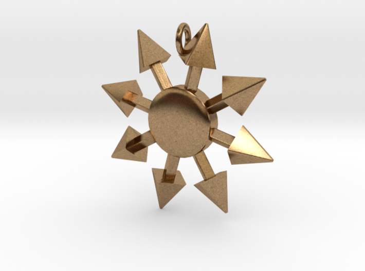 Chaos Star without engraving 3d printed 