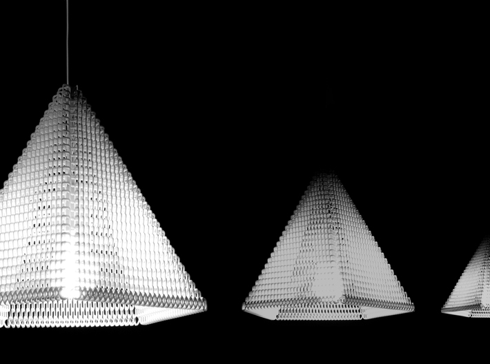 ZooM lampshade L - 27 rows 3d printed 