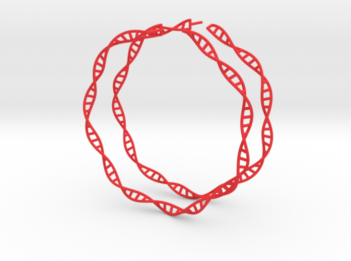 Double Helix 75 mm (3&quot;) Hoops 3d printed