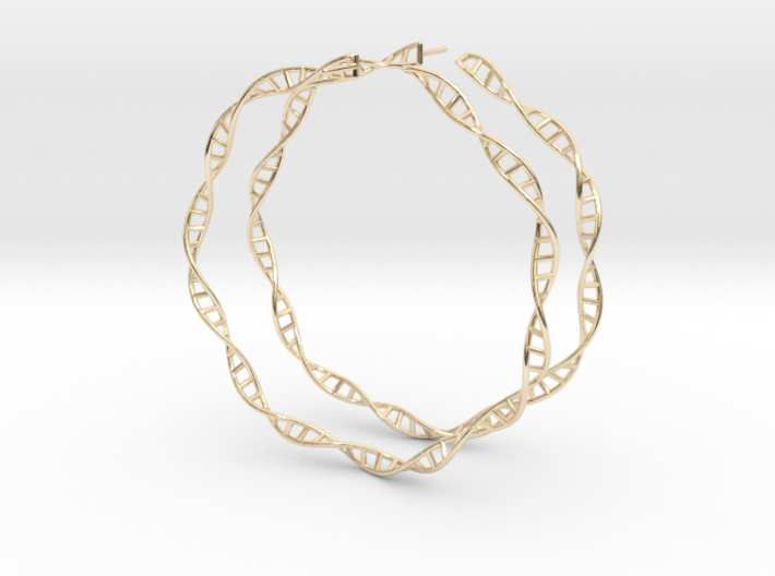 Double Helix 75 mm (3&quot;) Hoops 3d printed