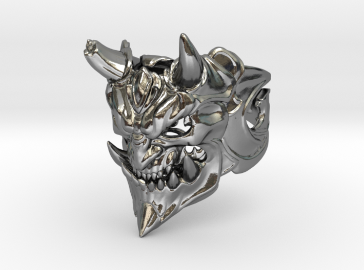 Demon ring 3d printed