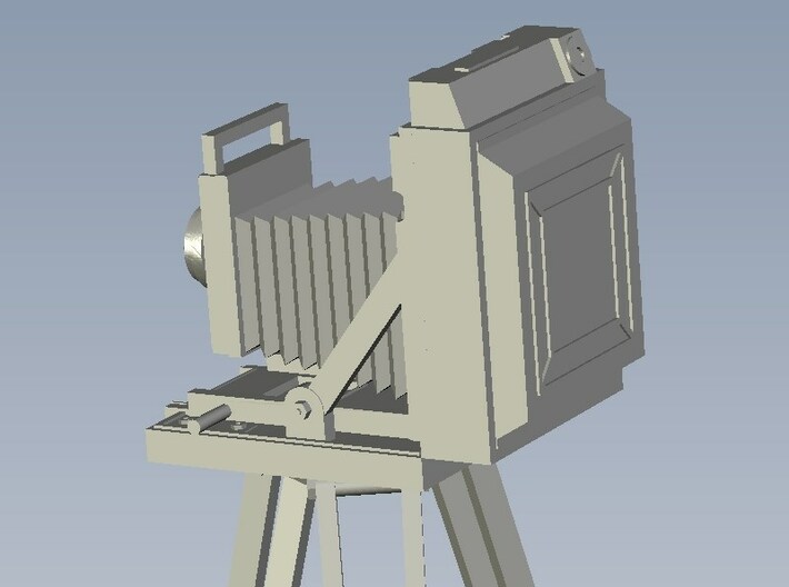 1/32 scale vintage cameras with tripods x 2 3d printed 