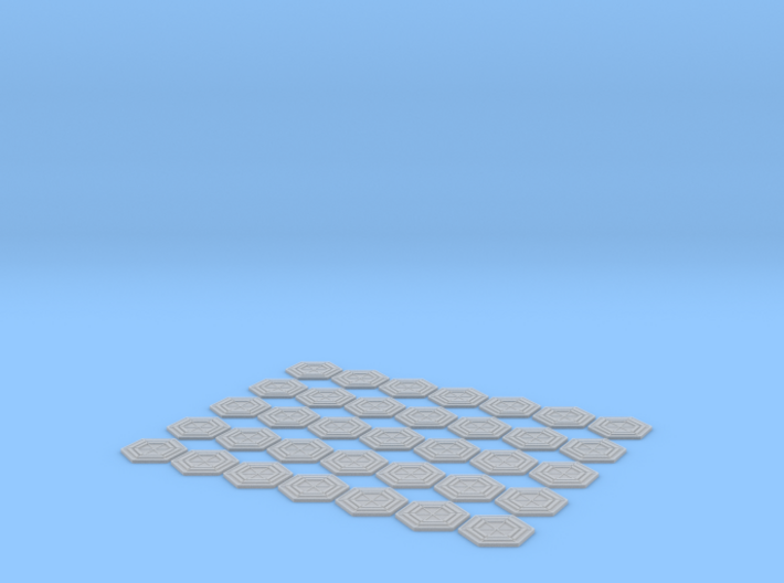 VALLEY FORGE HEXAGON SET 3d printed