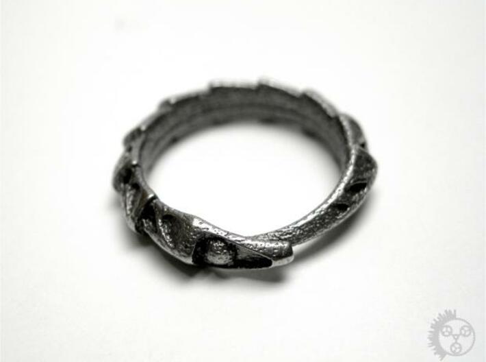 Carapace Ring 3d printed Carapace Ring - Front