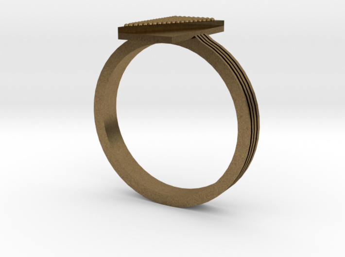 Fashion ring 3d printed