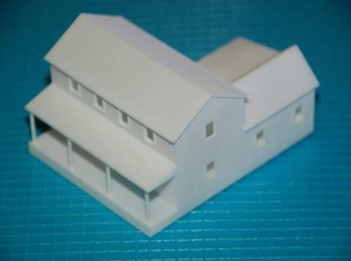 CBR Section Foreman House - Z Scale 3d printed Front Fiew