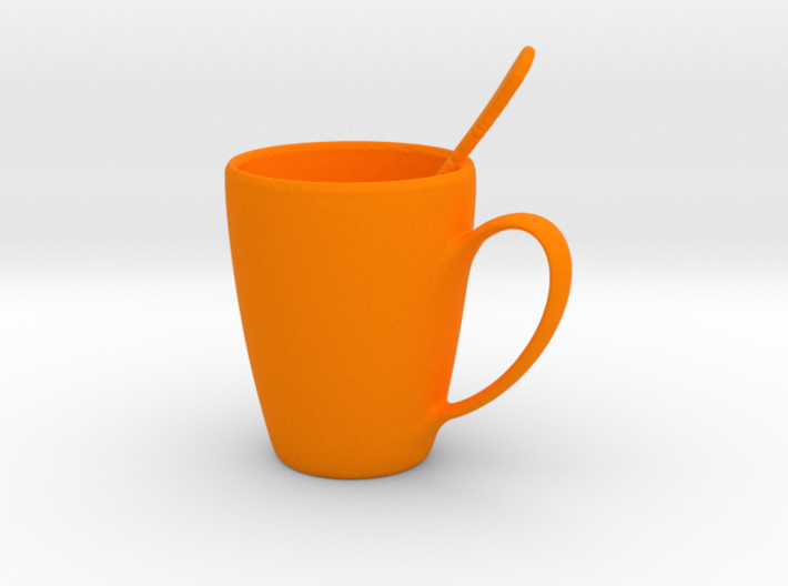 Coffee mug #5 - Spoon Included 3d printed