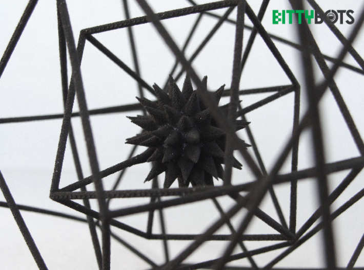 Spatial Anomaly 3d printed Detail view of the core