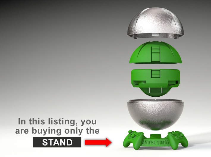 STAND for "X Ring BOX" - Geek and Gamer "Ring Box" 3d printed This listing includes only the Stand, buy the other parts in the links in the description.