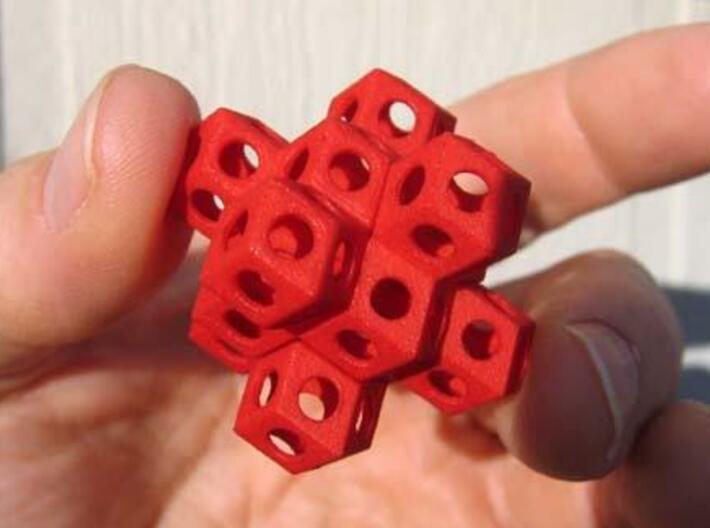 Nuclear Fusion Puzzle 3d printed Assembled puzzle.