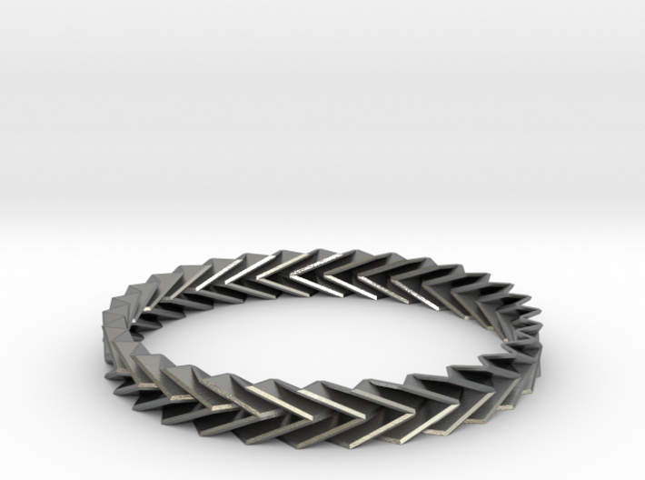Bracelet Miura - Origami Inspired Design 3d printed