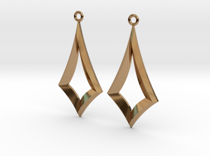 Kite Earrings 3d printed