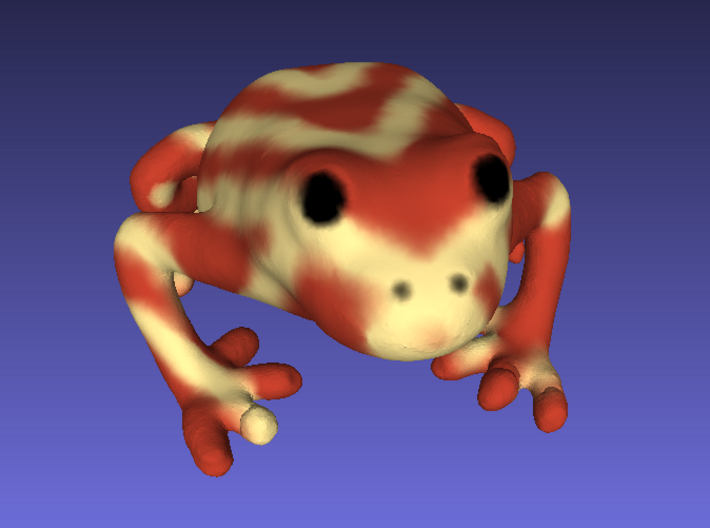 Phantasmal Poison Frog 3d printed 