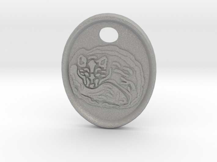 Fox Medallion 3d printed