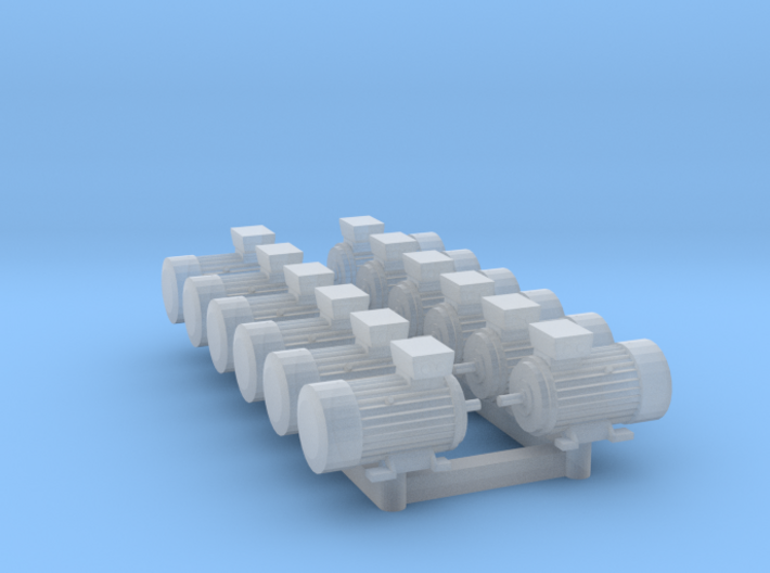 Electric Motor Size 1 (12pc) 3d printed