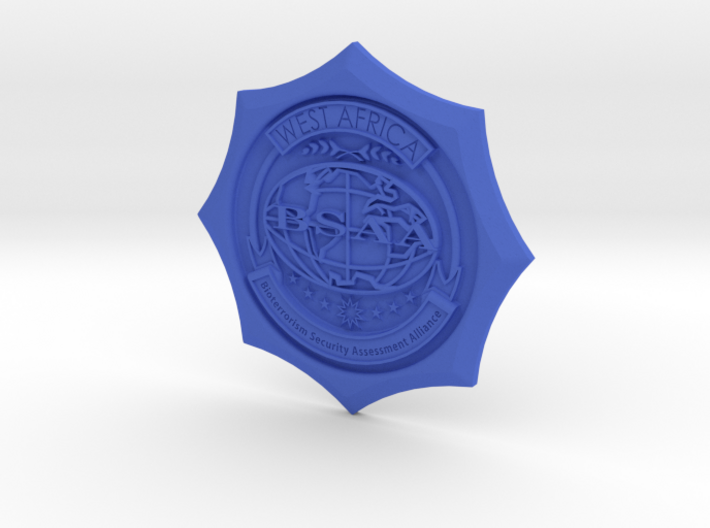 Emblem BSAA D50 3d printed