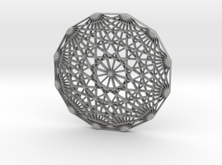 Abstract Geometric Polygon Pendant Charm 3d printed