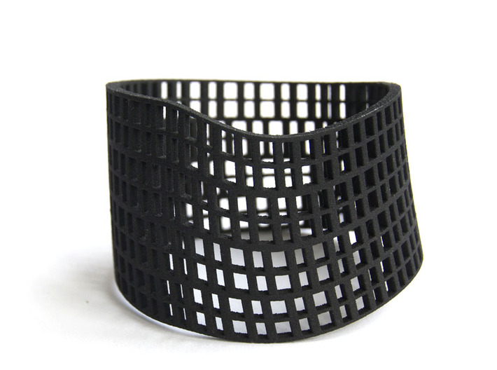 Twisted Cube cuff 3d printed