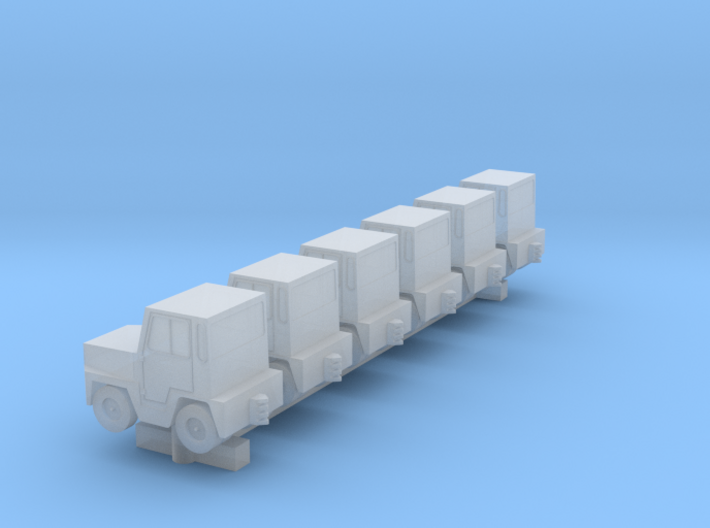 GSE Airport Baggage Tractor 1:400 6pc 3d printed