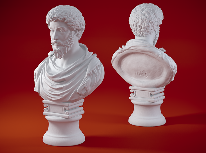 Marcus Aurelius 4 inches 3d printed