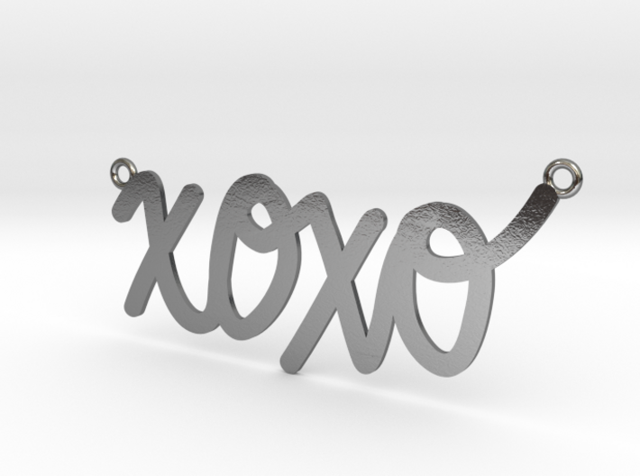 XOXO Necklace! 3d printed