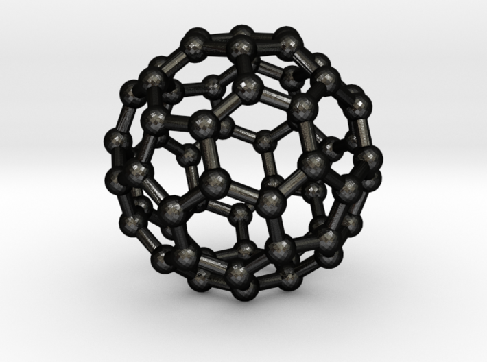 Buckyball C60 Nano Carbon Small (2cm) 3d printed