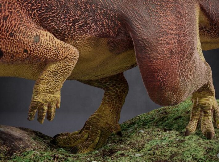Psittacosaurus sculpture 3d printed 