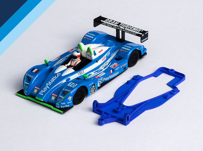 1/32 Avant Slot Pescarolo Chassis for NSR pod 3d printed Chassis compatible with Avant Slot Pescarolo LMP body (not included)