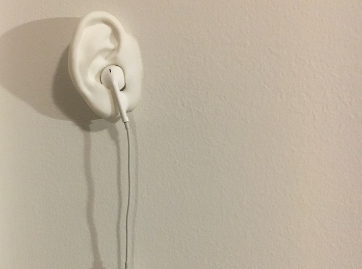 Wall Ear - left 3d printed